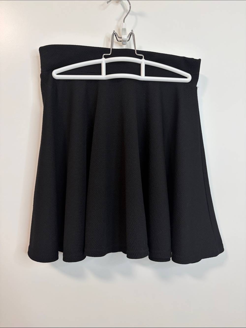 Women's Black Circle Skirt - Flared Skater Style